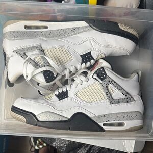 Nike White and Gray Speckled Sneakers